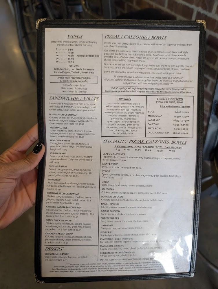 Slices Pizzeria Zebulon Menu image 2
